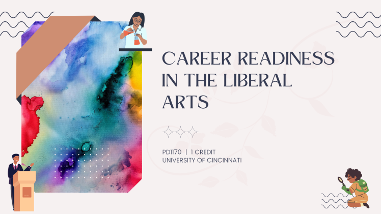 PD1170 Career Readiness in the Liberal Arts. 1 Credit, University of Cincinnati